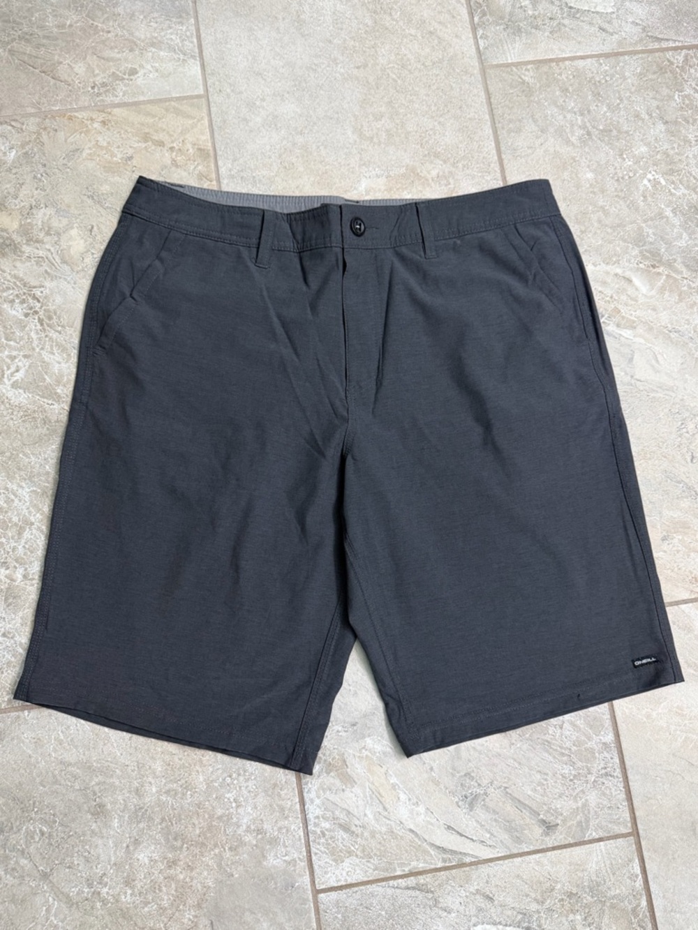 O'Neill Men's Dark Gray Hybrid Performance Shorts